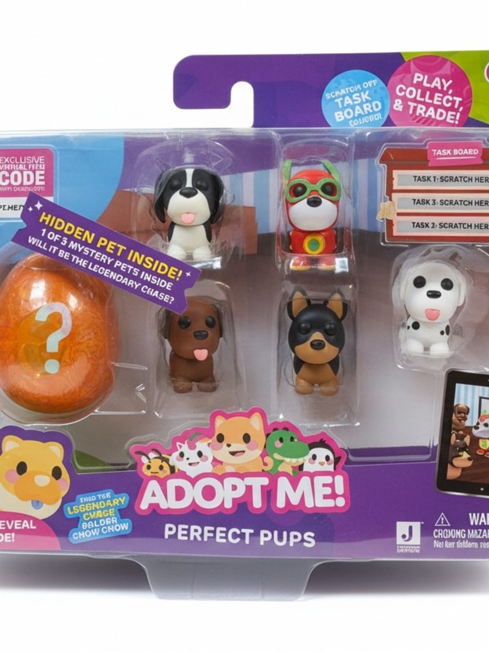 Adopt Me Perfect Pups Playset - Purple
